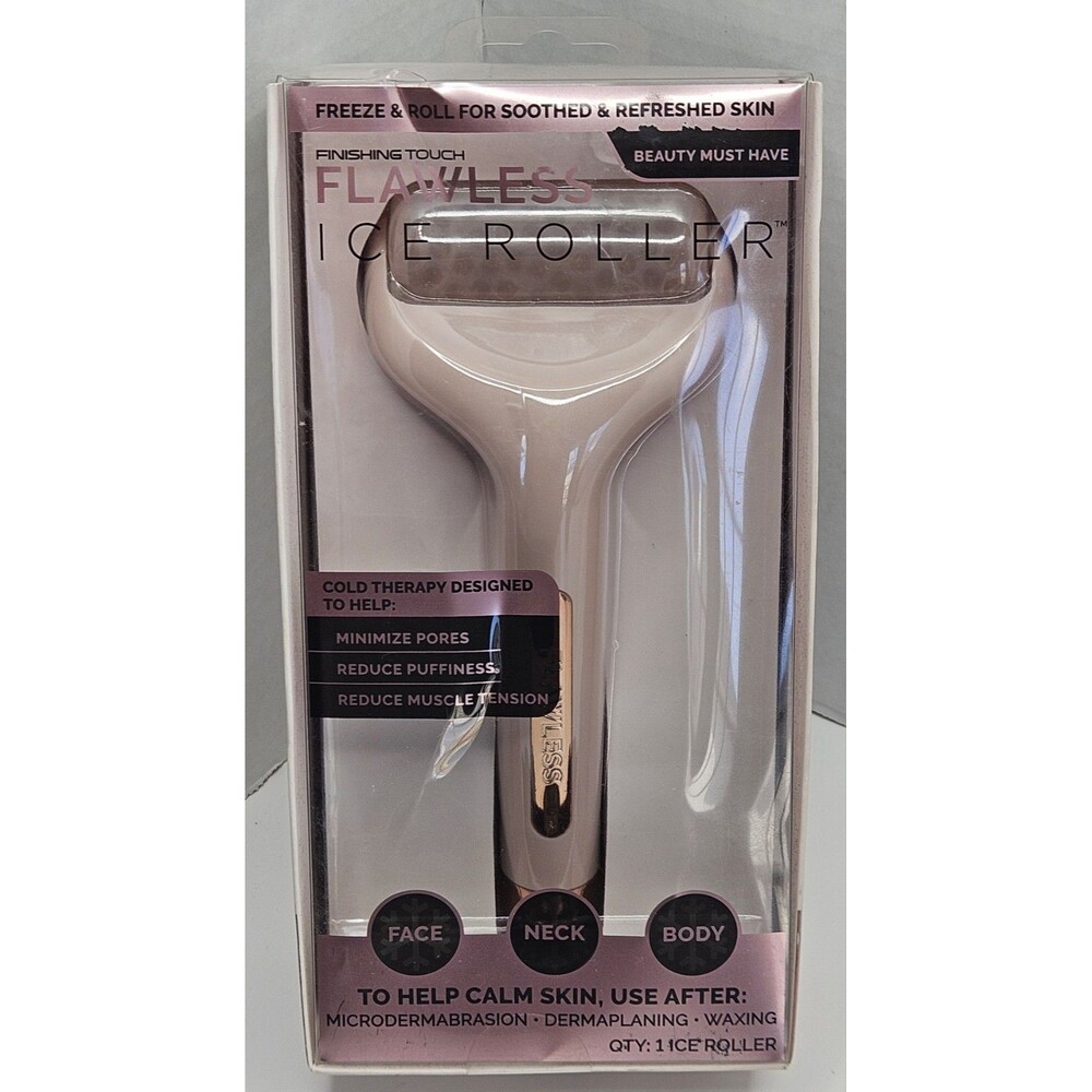 Finishing Touch Flawless Ice Roller For Face Neck And Body